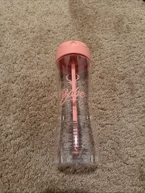 Babe by Bucked Up Pink Shaker Bottle 🧡